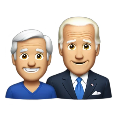 mario and joe biden sticker