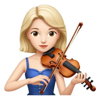 FEMALE VIOLINIST sticker