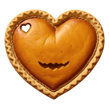 Pumpkin Pie Heart sticker