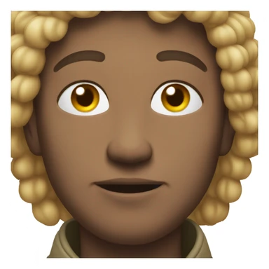 At peace emoji but not smiling too hard sticker