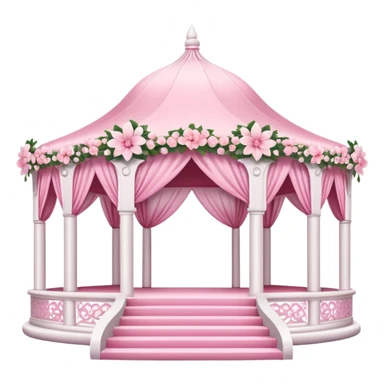 pink wedding pavillion sticker