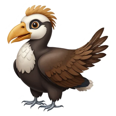 el condor avec un poisson sticker