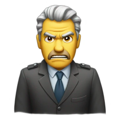 angry Boss sticker