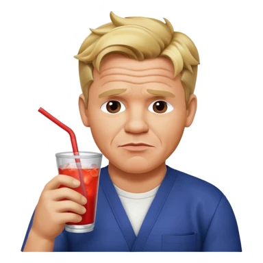 gordon ramsay sipping soda sticker