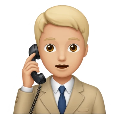 Person on phone  sticker