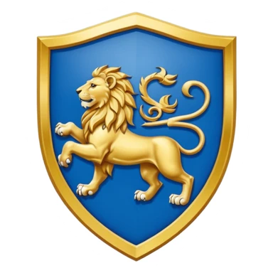 Lion rampant emoji like chelsea football team sticker