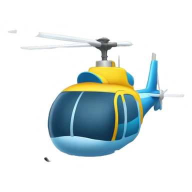 helicopter hat sticker
