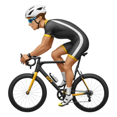 cyclist Athlete in Action sticker