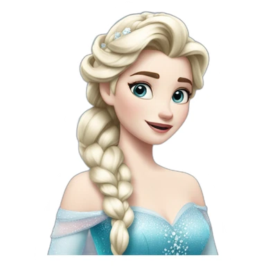 Elsa reine des neiges sticker
