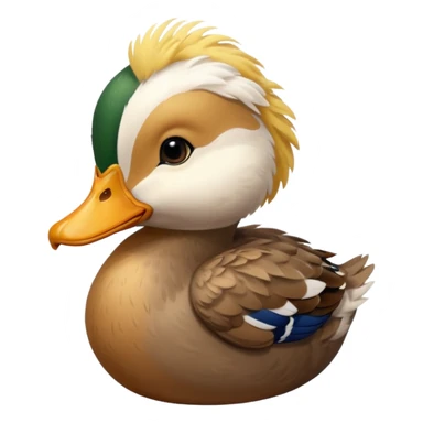 baby Mallard duck sticker
