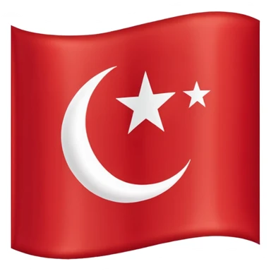 Flag of the Ottoman Empire 1453 sticker