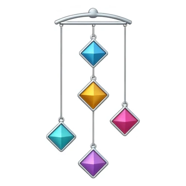 Hanging mobile  sticker