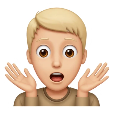 shocked but also like happy but also horrified sticker