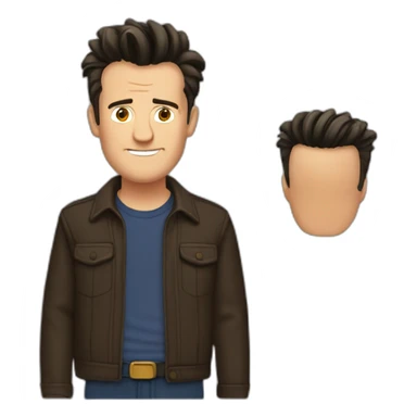 Chandler Bing from FRIENDS sticker