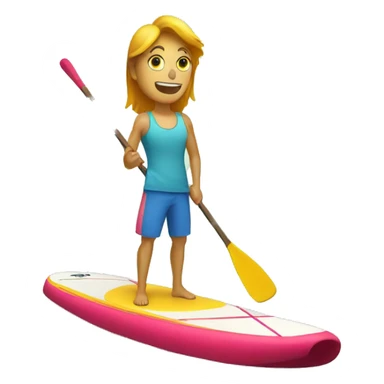 standup paddle sticker