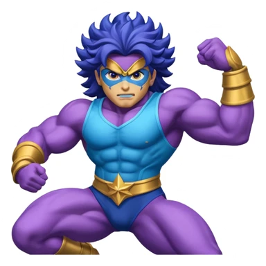 J’aimerais que tu me crées un emoji sur star Platinum dans jojo bizarre Adventure sticker