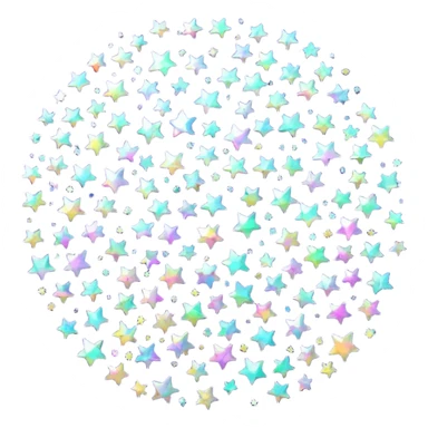 glitter lumen sticker
