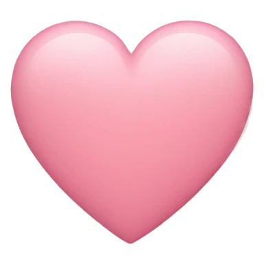 a small heart in light rosa with hearts around it  sticker