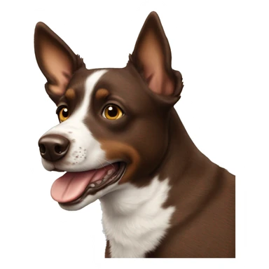 Chocolate heeler sticker
