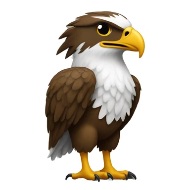 eagle with legs and a football helmet sticker