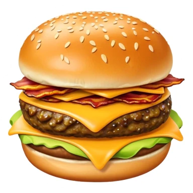 Avocado Bacon Cheeseburger  sticker