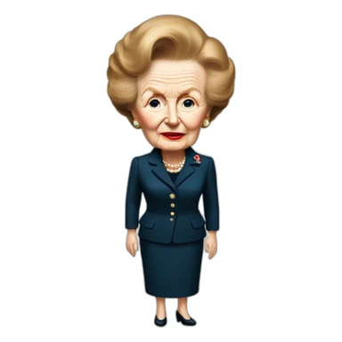 Margareth Thatcher sticker