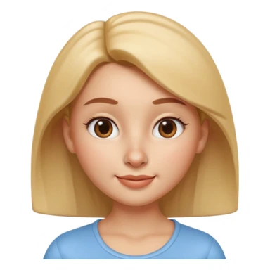 A 3D cartoon woman with a small shiny nose pin on her left nostril, soft skin tone, friendly expression, smooth lighting, realistic Memoji-style rendering. sticker