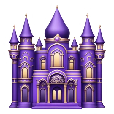 Royal Purple Aesthetic Scenery Deco sticker