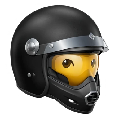 chinstrap motorcycle helmet sticker