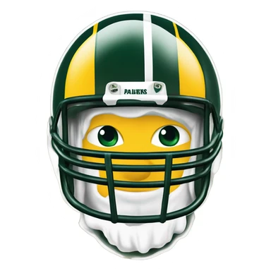 Ghost of Aaron Rodger’s in a Green Bay packers jersey flying over lambeau field crying tears of New York jets sticker