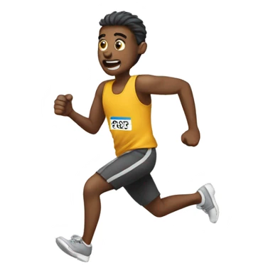 person rags running sticker