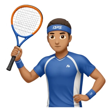 padel player latino sticker