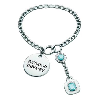 Tiffany tag choker necklace “return to Tiffany” sticker