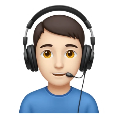 Listening music sticker