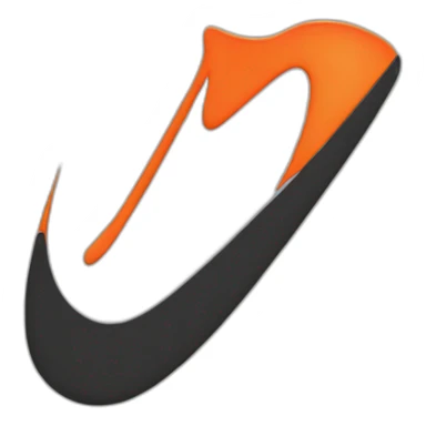 Nike swoosh logo sticker