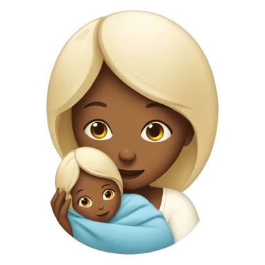 Mommy and baby born  sticker