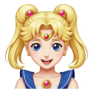 Sailor moon happy sticker