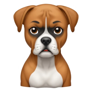 Boxer dog sticker