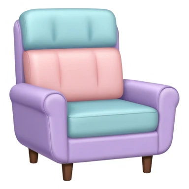 Pastel furniture sticker