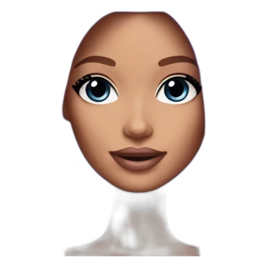 barbie pop star purple hair sticker