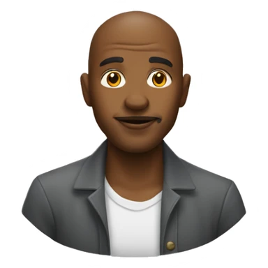 Homme avec une calvitie  sticker