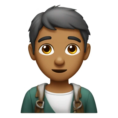 basque shepherd putting sad eyes sticker