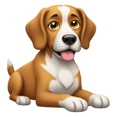 Chill guy dog sticker