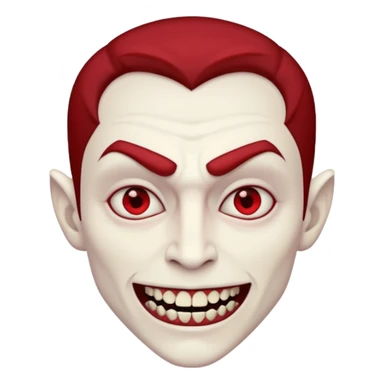 red men Vampire sticker