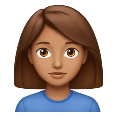 Make everyone have brown hair  sticker