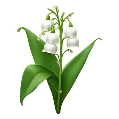 Lily of the valley sticker