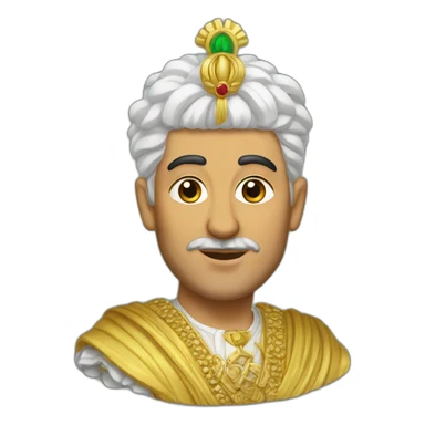 Emperor of algerian sticker