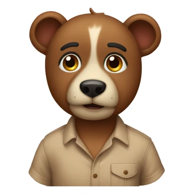 Osito con ojos de crazon💗 sticker