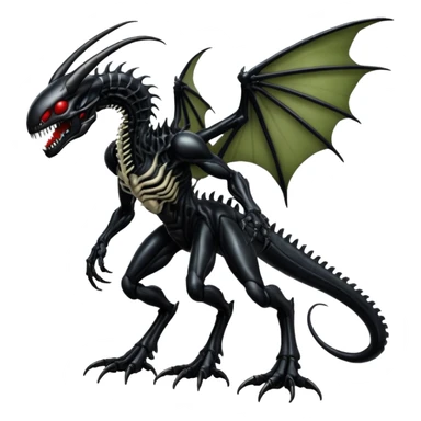 Venom-Xenomorph-Darkrai-Scyther-fusion, full body sticker