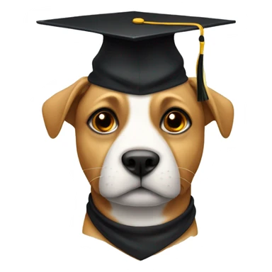 animales con gorro de graduacion sticker